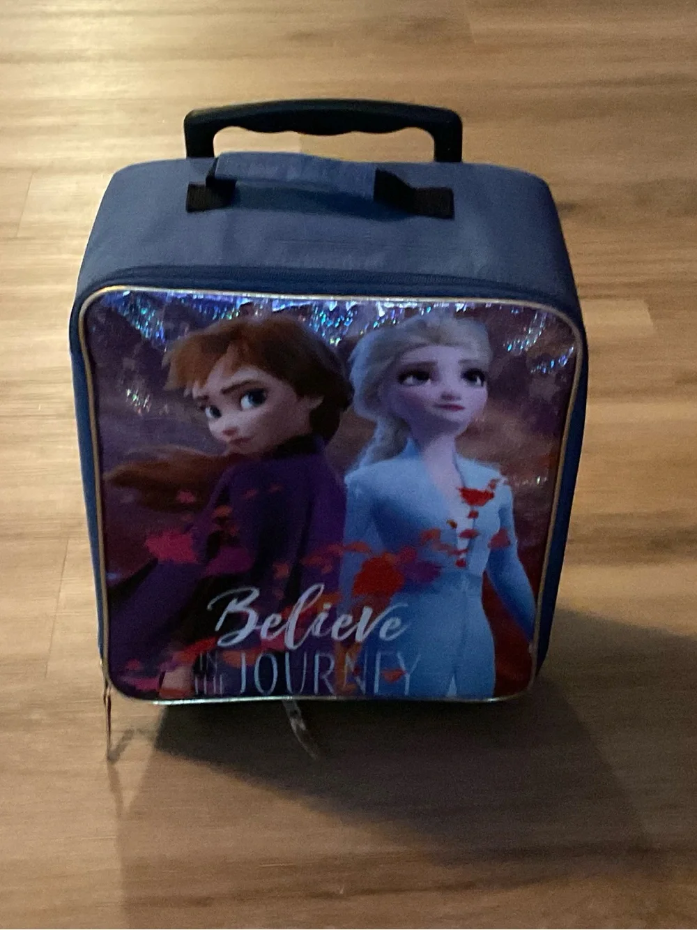 Bioworld Disney Frozen II 'Believe' Kids Carry Case - Blue/Purple